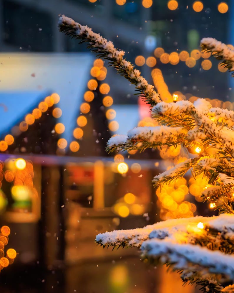 Zurich Christmas Market and Snow