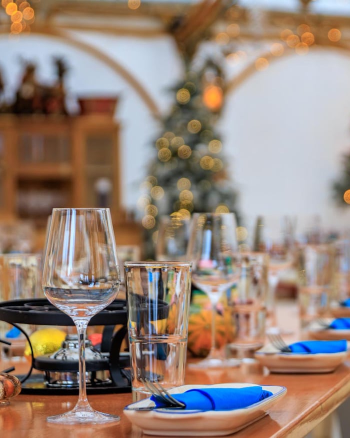 Christmas table