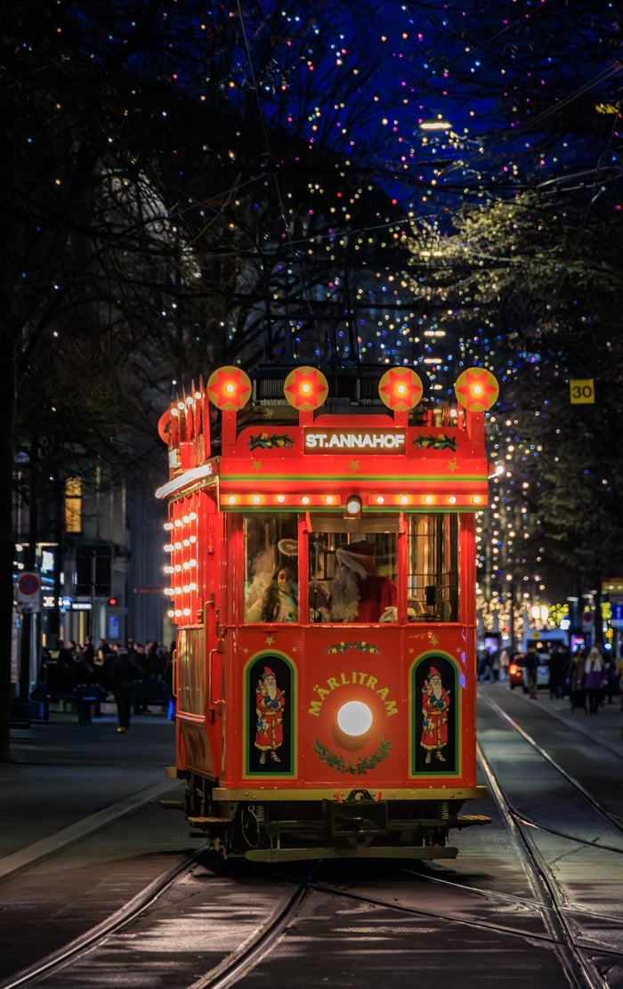Christmas Tram